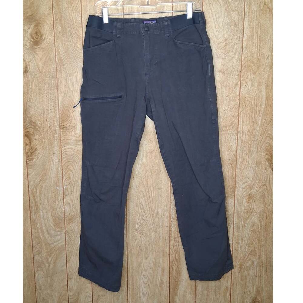Patagonia Men's Venga Rock Pants Black/Dark Blue Regular Size 31 Pockets EUC